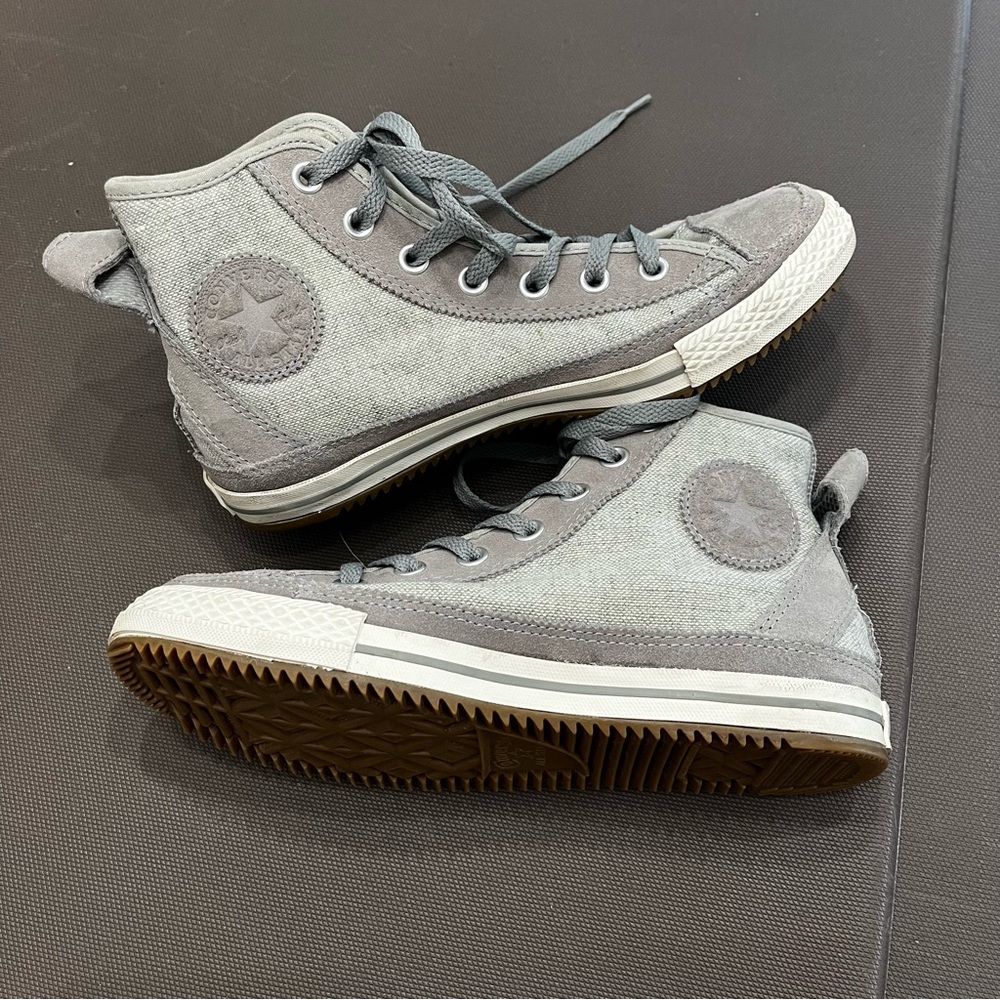Converse Chuck Taylor All Star CTAS Elise Sherpa-Lined Canvas Sneakers Womens 8